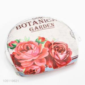 Wholesale Cheap Custom Red Rose Printed PVC Coin Purses