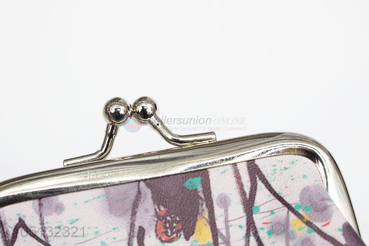 Top Quality Chinese Paintings PU Leather Coin Purse Change Purse