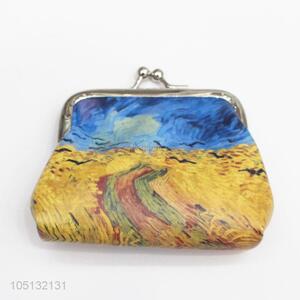 Best Sale Rice Field Pattern Coin Purse Mini Money Bag with Low Price