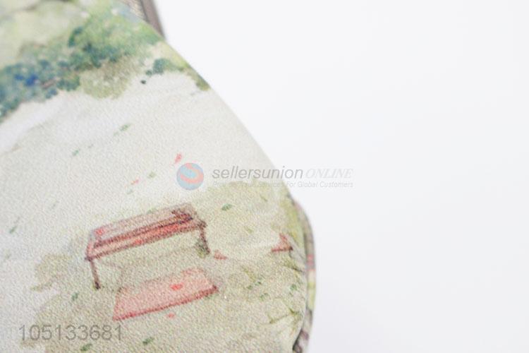 Beautiful Chinese Painting Design Multi-Printed Pu Coin Purses