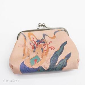 High Quality Beautiful Cartoon Printed PU Leather Coin Purse