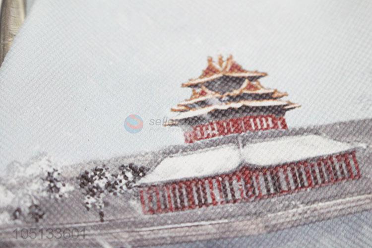 High Quality Exquisite Summer Palace Pattern PU Leather Wallet Coin Purse