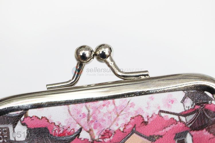 China'S Courtyard Pattern PU Leather Coin Purse/ Children Bags Wallet