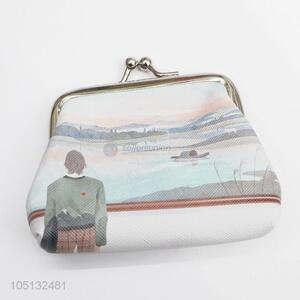 Cute Cartoon Printed PU Leather Pocket Coin Purse