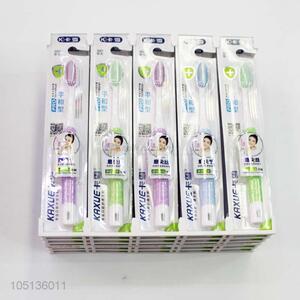 Wholesale cheap plastic adult toothbrush for home use