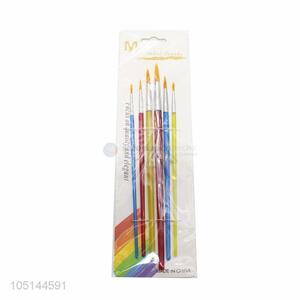 Cheap Price Wholesale 6 Pcs/Set Watercolor Paint Brush Set for School Student Gifts