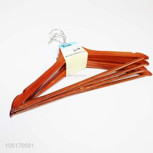 Reasonable price 5pcs wooden clothes hanger