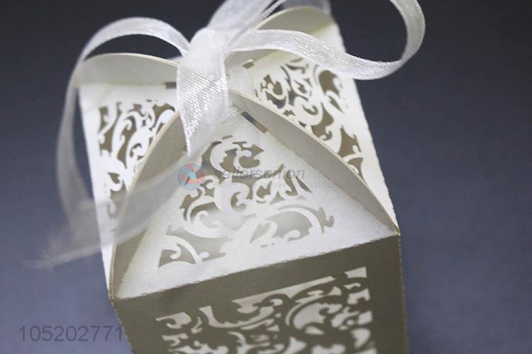 Best selling laser cut packing chocolate paper gift candy boxes