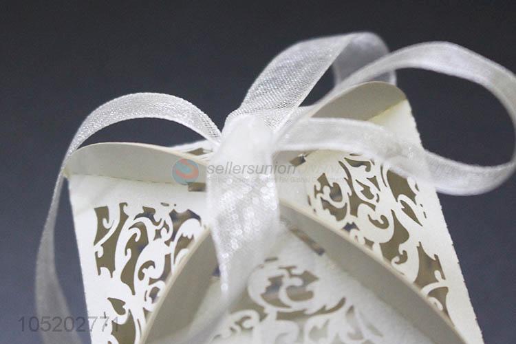 Best selling laser cut packing chocolate paper gift candy boxes