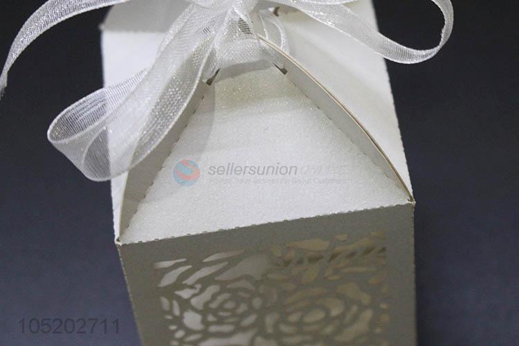 Factory directly sell laser cut guest candy wedding boxes