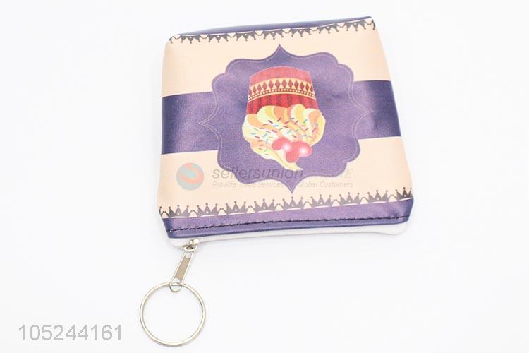 Factory promotional leather coin pouch small purse