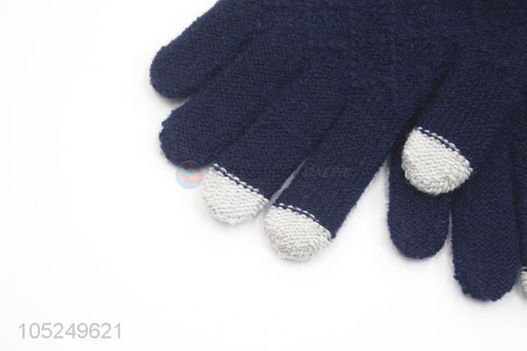 Popular Promotional Adult Double-layer Touch Screen Glove