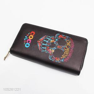 Long Zipper Card Holder Ladies Clutches Punk Style Women Wallet