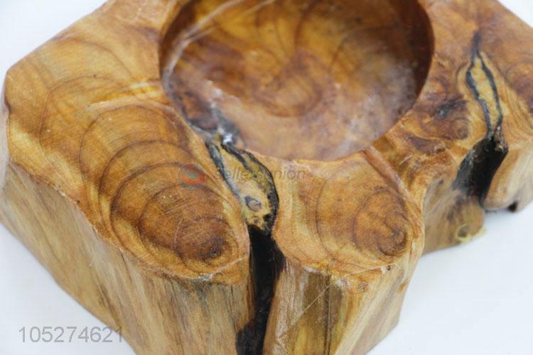 Simple Style Natural Environmentally Friendly Wooden Mini Ashtray