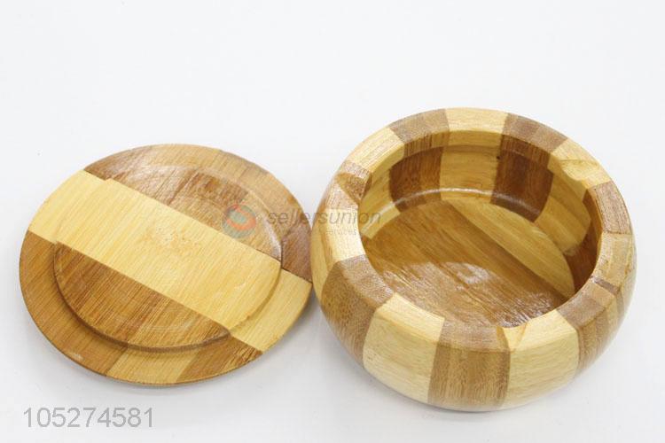 High Quality Bamboo Ashtray Eco Ashtray with Lid