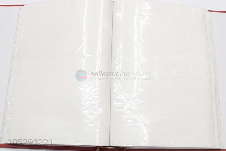 Factory Wholesale Flower Pattern Cover Wedding Photo Album with Transparent Inside Pages