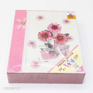 Factory Excellent Reusable Photo Album Paper Family Photobook with Transparent Inside Pages