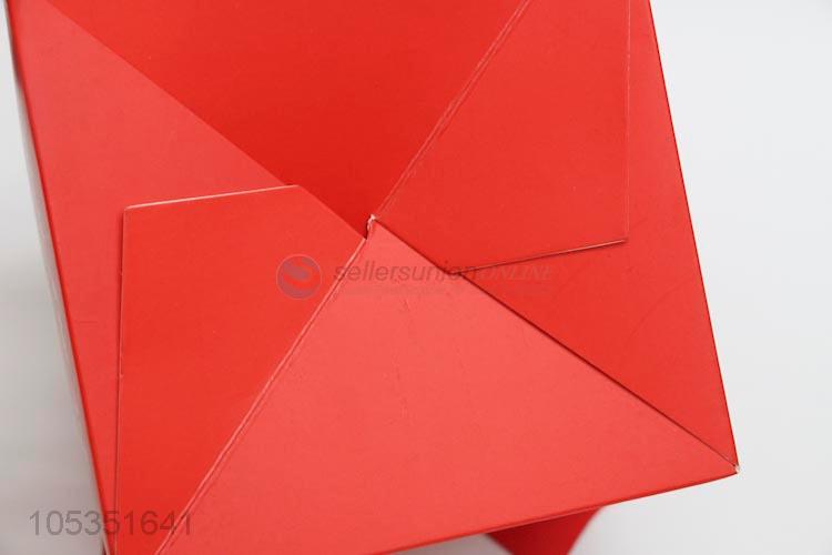 Factory Promotional Red Color Heart Pattern Wedding Candy Box