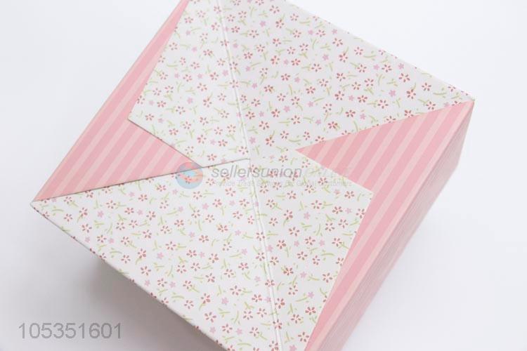 Excellent Quality Pink Color Party Wedding Favor Gift Boxes