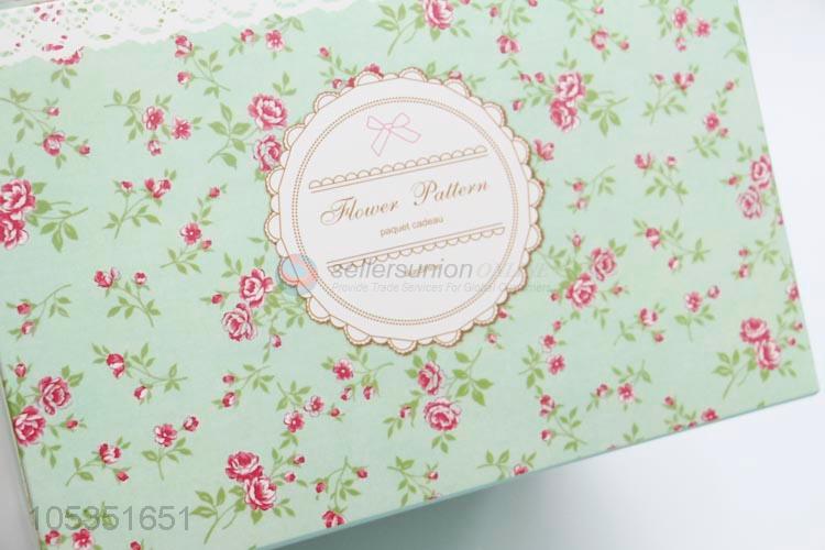 Factory Export Reusable Cute Flower Printed Wedding Birthday Gift Box