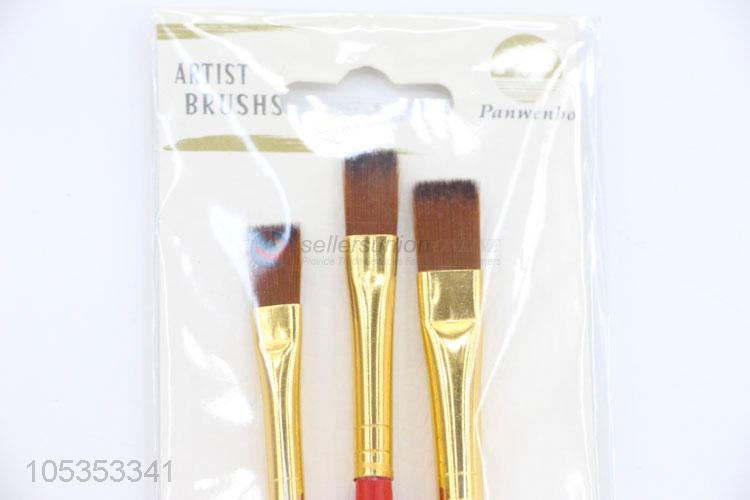 Good Quanlity 3pcs Nylon Brush Painting Pen for Art Student