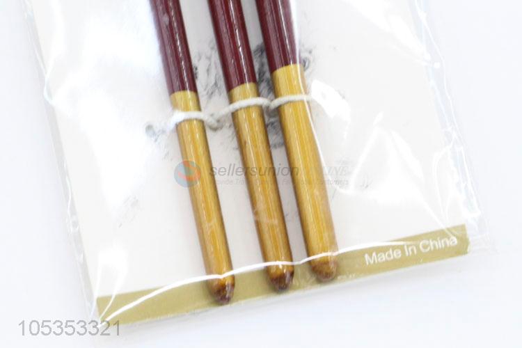 High Quality 3pcs Watercolor Oil Painting Artists Brushes