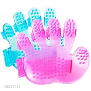 Good Quality Five Fingers Massage Bath Brush For Pet