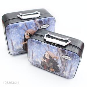 Latest Design Cartoon Pattern Makeup Case Makeup Organizer Container Boxes