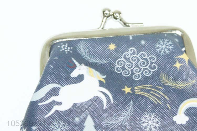 Wholesale Cool Fashion Cartoon Unicorn Pattern Small Cute Coin Purse