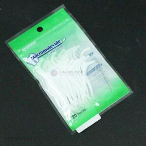 Cheap personal care 20pcs dental floss picks