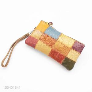 Unique Design Colorful Leather Coin Purse Fashion Handbag