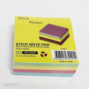 Direct factory custom 300pcs paper sticky note pad