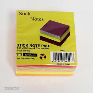 Competitive price 400pcs paper sticky note pad