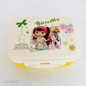 Cartoon Printing Rectangle Plastic Lunch Box