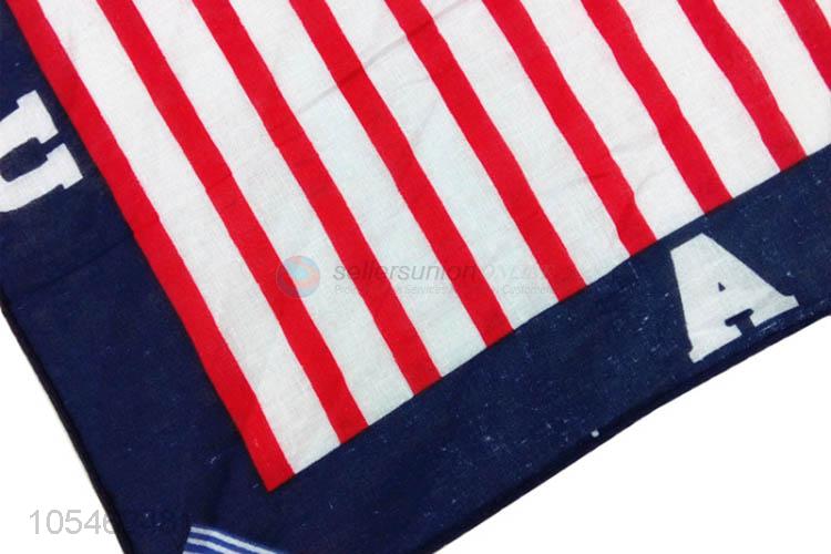 Factory supply square printing cotton bandanas