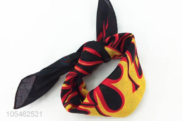 Wholesale new style square printing cotton bandanas