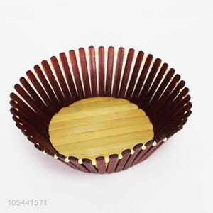 China Factory Bamboo Vegetable/Fruit Basket