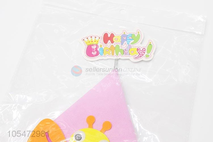 Manufacturer custom kids party hat birthday cartoon bee hat