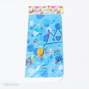 New style custom printed waterproof PE birthday party table cloth