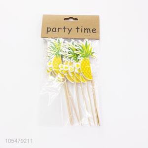 Best Selling Pineapple Design Toothpicks Fruit Stick