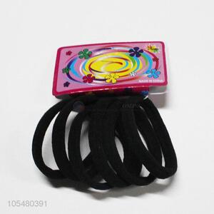 Very Popular Women Girls Black Elastic Rope Ring Hairband