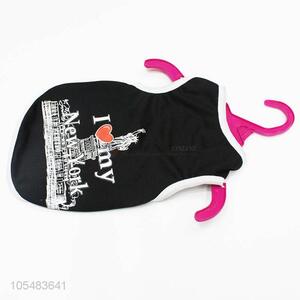 Promotional fashion New York pet dog vest thin coat