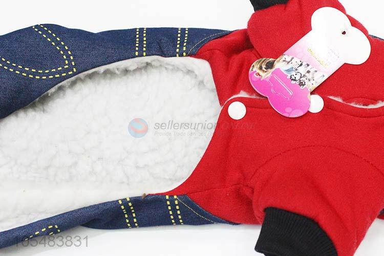 Factory wholesale jeans dog winter trousers pet coat