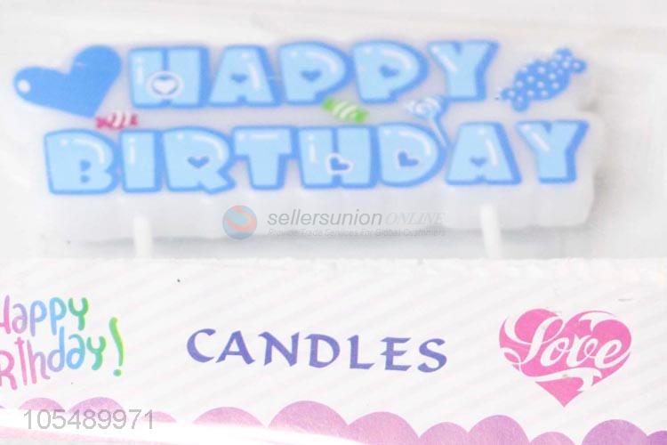 Unique Design Happy Birthday Candles Party Decoration