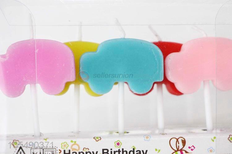 Good Reputation Quality Cartoon Car Shape Candles for Boys Birthday