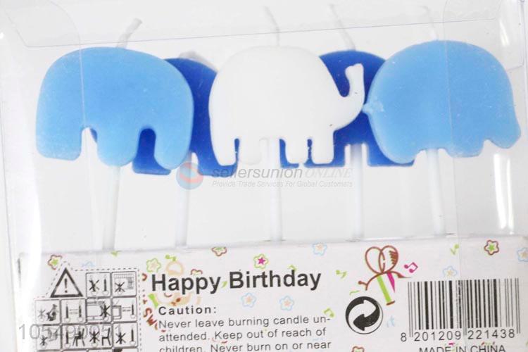 Excellent Quality Elephant Shape Cake Candles for Decoration