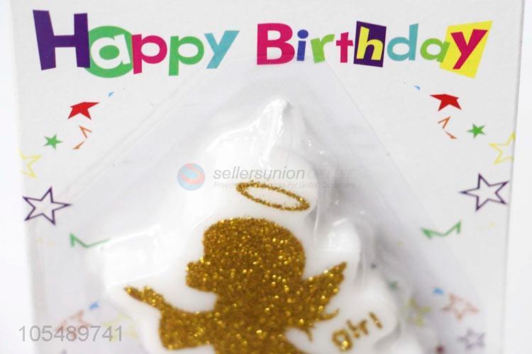 Factory Price Angel Happy Birthday Candle for Girl