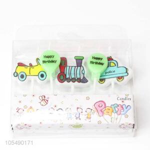 Factory Promotional Car Shape Birthday Cake Candles for Kid