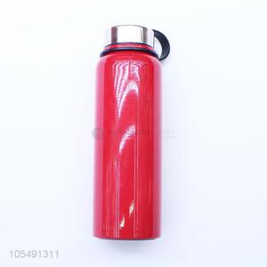 Factory customized red stainless steel thermos bottle