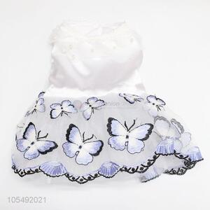 Hot Sale Butterfly Pattern Pet Dress Best Dog Dress